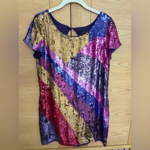 Women's French Connection Sequin Mini Dress - Size 6